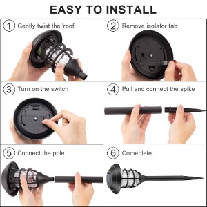 glo-85704-85704_9 GLOBOSTAR® 85704 ΣΕΤ 6 ΤΕΜΑΧΙΩΝ ΑΥΤΟΝΟΜΑ ΗΛΙΑΚΑ ΦΩΤΙΣΤΙΚΑ LED SMD 1W 100LM ΜΕ ΕΝΣΩΜΑΤΩΜΕΝΗ