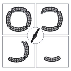 glo-90686-90686_8 GLOBOSTAR® TREELIGHT-KINA 90686 ΚΥΡΤΗ ΜΠΑΡΑ ΦΩΤΙΣΜΟΥ WALL WASHER ΜΕ ΑΝΤΙΘΑΜΒΩΤΙΚΗ ΓΡΙΛΙΑ Ε