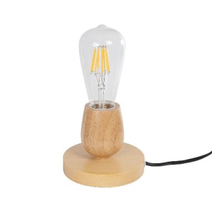glo-99402-99402_1 GLOBOSTAR® ROUND 99402 ΜΟΝΤΕΡΝΟ ΕΠΙΤΡΑΠΕΖΙΟ ΦΩΤΙΣΤΙΚΟ ΠΟΡΤΑΤΙΦ ΜΕ ΝΤΟΥΙ 1 X E27 AC 220-240V IP20 - ΜΠΕΖ - M12 X Π12 X Υ10CM