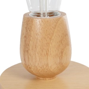 glo-99402-99402_5 GLOBOSTAR® ROUND 99402 ΜΟΝΤΕΡΝΟ ΕΠΙΤΡΑΠΕΖΙΟ ΦΩΤΙΣΤΙΚΟ ΠΟΡΤΑΤΙΦ ΜΕ ΝΤΟΥΙ 1 X E27 AC 220-240V IP20 - ΜΠΕΖ - M12 X Π12 X Υ10CM