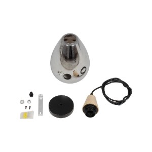 glo-999-0184-999_0184_10 GLOBOSTAR® NOAH 999-0184 ΜΟΝΤΕΡΝΟ ΚΡΕΜΑΣΤΟ ΦΩΤΙΣΤΙΚΟ ΟΡΟΦΗΣ ΜΕ ΝΤΟΥΙ 1 X E27 AC 220-240V IP20 - ΓΚΡΙ & ΜΠΕΖ - Μ16 X Π16 X Υ30CM