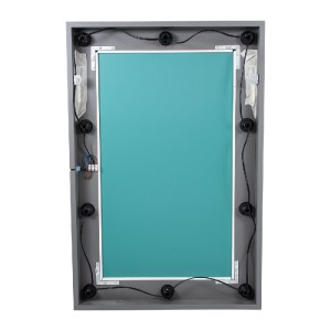 glo-MIRROR-60x90-6-6146b4_60x90_7 GLOBOSTAR® MAKEUP MIRROR-60X90-6 ΜΟΝΤΕΡΝΟΣ ΚΑΘΡΕΠΤΗΣ ΜΑΚΙΓΙΑΖ ΜΕ ΠΛΑΙΣΙΟ ΦΥΣΙΚΟΥ ΞΥΛΟΥ ΜΕ 