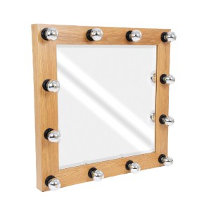 glo-MIRROR-80x80-1-80x80_2 GLOBOSTAR® MAKEUP MIRROR-80X80-1 ΜΟΝΤΕΡΝΟΣ ΚΑΘΡΕΠΤΗΣ ΜΑΚΙΓΙΑΖ ΜΕ ΠΛΑΙΣΙΟ ΦΥΣΙΚΟΥ ΞΥΛΟΥ ΜΕ 