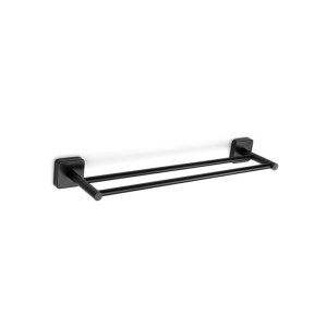 karag - 426255 ΠΕΤΣΕΤΟΚΡΕΜΑΣΤΡΑ ΔΙΠΛΗ QUATTRO 4262 55 ΜΑΥΡΗ ΜΑΤ KARAG 60CM