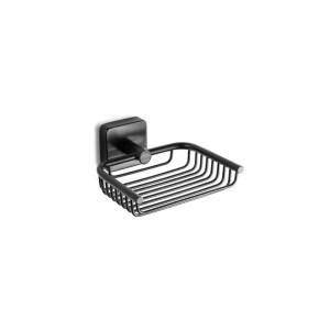 karag - 430355 ΣΑΠΟΥΝΟΘΗΚΗ ΣΧΑΡΩΤΗ QUATTRO 4303 55 ΜΑΥΡΗ ΜΑΤ KARAG 13CM