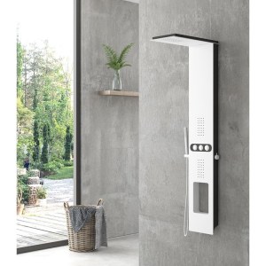 karag-A7118 ΣΤΗΛΗ ΥΔΡΟΜΑΣΑΖ BIANCO NERO TOUCH A7118 KARAG