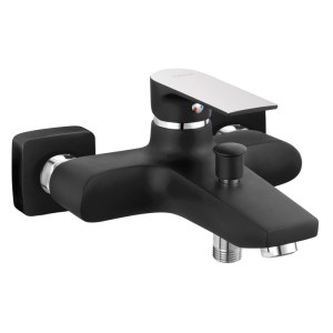 karag-BAQ1BLC ΜΠΑΤΑΡΙΑ ΛΟΥΤΡΟΥ ALGEO SQUARE BLACK BAQ1BLC FERRO