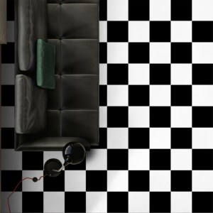 karag - BASBLA2525 ΠΛΑΚΑΚΙ BASIC BLACK KARAG 25X25CM