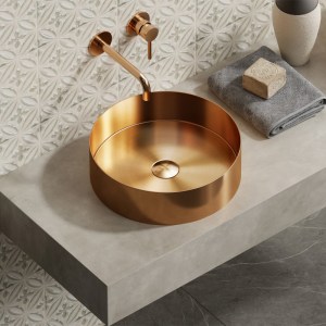 karag - BB6802-BRG ΝΙΠΤΗΡΑΣ ΕΠΙΚΑΘΗΜΕΝΟΣ ΑΝΟΞΕΙΔΩΤΟΣ VENUS ROSE GOLD BB6802-BRG KARAG Ø38X11CM