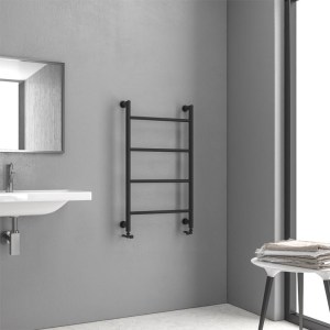 karag-DESIGN6-900-B ΘΕΡΜΑΝΤΙΚΟ ΣΩΜΑ ΜΠΑΝΙΟΥ BLACK MATT DESIGN 6 900 KARAG 9,3X56X90CM