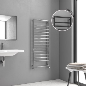karag - DESIGN7-1300-B ΘΕΡΜΑΝΤΙΚΟ ΣΩΜΑ ΜΠΑΝΙΟΥ BLACK MATT DESIGN 7 1300 KARAG 10,7X50X130CM
