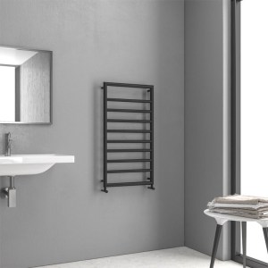 karag - DESIGN7-900-B ΘΕΡΜΑΝΤΙΚΟ ΣΩΜΑ ΜΠΑΝΙΟΥ BLACK MATT DESIGN 7 900 KARAG 10,7X50X90CM
