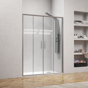 karag - EFEA600200 ΚΑΜΠΙΝΑ ΑΠΟ ΤΟΙΧΟ ΣΕ ΤΟΙΧΟ ΜΕ ΔΙΑΦΑΝΟ ΚΡΥΣΤΑΛΛΟ EFE 600 SILVER KARAG 200X190CM