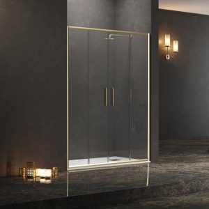 karag - EFEO600190 ΚΑΜΠΙΝΑ ΑΠΟ ΤΟΙΧΟ ΣΕ ΤΟΙΧΟ ΜΕ ΔΙΑΦΑΝΟ ΚΡΥΣΤΑΛΛΟ EFE 600 GOLD KARAG 190X190CM