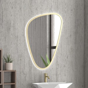 karag-ELENA-G ΚΑΘΡΕΠΤΗΣ ΜΕ ΚΡΥΦΟ ΦΩΤΙΣΜΟ ELENA GOLD KARAG 68X100X24CM