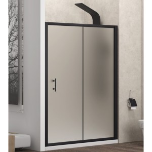 karag - FLO500150SNE ΚΑΜΠΙΝΑ ΑΠΟ ΤΟΙΧΟ ΣΕ ΤΟΙΧΟ ΜΕ ΣΑΤΙΝΕ ΚΡΥΣΤΑΛΛΟ FLORA 500 BLACK KARAG 150X190CM