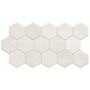 karag - HEXW26551 ΠΛΑΚΑΚΙ HEX WHITE KARAG 26,5X51CM