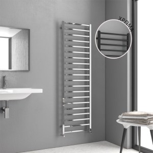 karag - KARNAK-1700-B ΘΕΡΜΑΝΤΙΚΟ ΣΩΜΑ ΜΠΑΝΙΟΥ BLACK MATT KARNAK 1700 KARAG 8,5X50X170CM