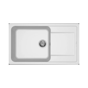 karag - LG241068 ΝΕΡΟΧΥΤΗΣ ΚΟΥΖΙΝΑΣ LIFE 410 BIANCO 68 ELLECI 86X50CM