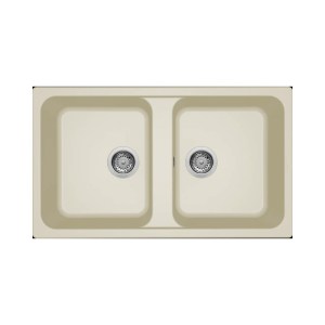 karag-LG245062 ΝΕΡΟΧΥΤΗΣ ΚΟΥΖΙΝΑΣ LIFE 450 BIANCO ANTICO 62 ELLECI 86X50CM
