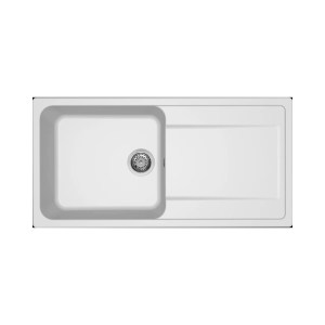 karag-LG248068 ΝΕΡΟΧΥΤΗΣ ΚΟΥΖΙΝΑΣ LIFE 480 BIANCO 68 ELLECI 100X50CM