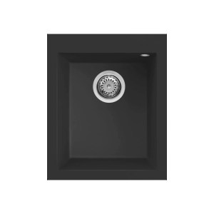 karag-LGQ10040 ΝΕΡΟΧΥΤΗΣ ΚΟΥΖΙΝΑΣ QUADRA 100 NERO 40 ELLECI 41X50CM