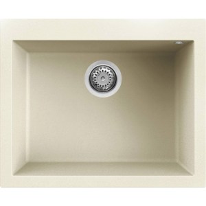 karag - LGQ11062 ΝΕΡΟΧΥΤΗΣ ΚΟΥΖΙΝΑΣ QUADRA 110 BIANCO ANTICO 62 ELLECI 61X50CM