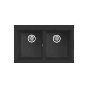 karag - LGQ35040 ΝΕΡΟΧΥΤΗΣ ΚΟΥΖΙΝΑΣ QUADRA 350 NERO 40 ELLECI 79X50CM