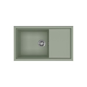 karag-LKS41082 ΝΕΡΟΧΥΤΗΣ ΚΟΥΖΙΝΑΣ SINTESI 410 SAGE GREEN 82 ELLECI 86X50CM