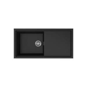 karag-LKS48086 ΝΕΡΟΧΥΤΗΣ ΚΟΥΖΙΝΑΣ SINTESI 480 BLACK 86 ELLECI 100X50CM