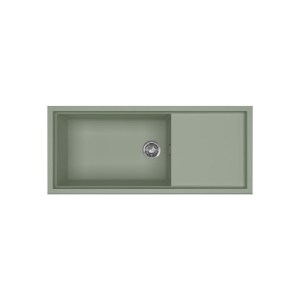 karag - LKS51082 ΝΕΡΟΧΥΤΗΣ ΚΟΥΖΙΝΑΣ SINTESI 510 SAGE GREEN 82 ELLECI 116X50CM