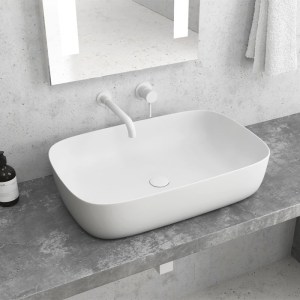 karag-LT2143-PMW ΝΙΠΤΗΡΑΣ ΕΠΙΚΑΘΗΜΕΝΟΣ WHITE MATT LT 2143-PMW KARAG 60X39X14,5CM