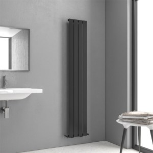karag-MARCELLO-1800-B ΘΕΡΜΑΝΤΙΚΟ ΣΩΜΑ ΜΠΑΝΙΟΥ BLACK MATT MARCELLO 1800 KARAG 9,1X31X180CM