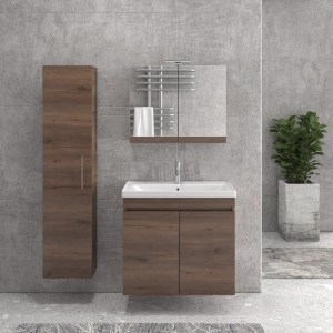 karag-NSAV808702 ΒΑΣΗ ΜΕ ΔΥΟ ΠΟΡΤΕΣ BROWN 8702 NEW SAVA 80 KARAG 77,5X44,5X63CM