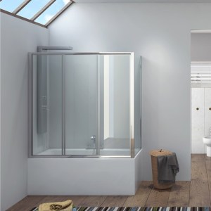 karag - PEKS100130 ΚΑΜΠΙΝΑ ΜΠΑΝΙΕΡΑΣ ΑΠΟ ΤΟΙΧΟ ΣΕ ΤΟΙΧΟ ΜΕ ΣΕΡΙΓΡΑΦΑΤΟ ΚΡΥΣΤΑΛΛΟ PENTA K-100 KARAG 130X148CM