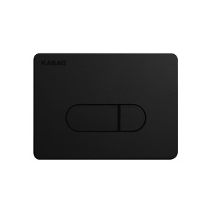 karag - S228-020 ΠΛΑΚΕΤΑ ΚΑΖΑΝΑΚΙΟΥ ΔΙΠΛΗΣ ΛΕΙΤΟΥΡΓΙΑΣ SIENA BLACK MATT S228-020 KARAG