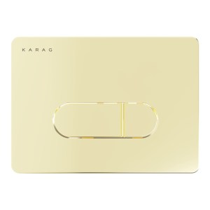karag - S228-021 ΠΛΑΚΕΤΑ ΚΑΖΑΝΑΚΙΟΥ ΔΙΠΛΗΣ ΛΕΙΤΟΥΡΓΙΑΣ SIENA GOLD MATT S228-0130 KARAG