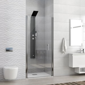 karag-S28PH85 ΚΑΜΠΙΝΑ ΑΠΟ ΤΟΙΧΟ ΣΕ ΤΟΙΧΟ ΜΕ ΔΙΑΦΑΝΟ ΚΡΥΣΤΑΛΛΟ S 28 ALTO PORTA CROMO KARAG 85X200CM