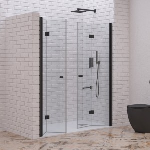 karag - S7DP-140N ΚΑΜΠΙΝΑ ΑΠΟ ΤΟΙΧΟ ΣΕ ΤΟΙΧΟ ΜΕ ΔΙΑΦΑΝΟ ΚΡΥΣΤΑΛΛΟ S 7 DP BLACK KARAG 140X200CM