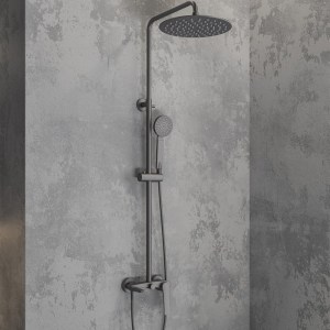 karag - SO073C-GM ΜΠΑΤΑΡΙΑ ΣΤΑΘΕΡΟΥ ΝΤΟΥΣ ΜΕ ΡΟΥΞΟΥΝΙ LEA GUN METAL SO073A KARAG
