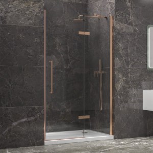 karag - TINR40080 ΚΑΜΠΙΝΑ ΑΠΟ ΤΟΙΧΟ ΣΕ ΤΟΙΧΟ ΜΕ ΔΙΑΦΑΝΟ ΚΡΥΣΤΑΛΛΟ TINOS 400 ROSE GOLD KARAG 80X200CM