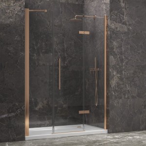 karag - TINR600150414 ΚΑΜΠΙΝΑ ΑΠΟ ΤΟΙΧΟ ΣΕ ΤΟΙΧΟ ΜΕ ΔΙΑΦΑΝΟ ΚΡΥΣΤΑΛΛΟ TINOS 600 ROSE GOLD KARAG 150X200CM (ΣΤΑΘΕΡΟ 36CM)