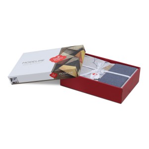 meg-129CTN4304-4 ΣΕΤ ΠΑΠΛΩΜΑΤΟΘΗΚΗ NITSA COTTON BOX 3 ΤΜΧ ΜΟΝΗ (160X220) ΧΡΩΜΑ ΣΚΟΥΡΟ ΜΠΛΕ - ΓΚΡΙ
