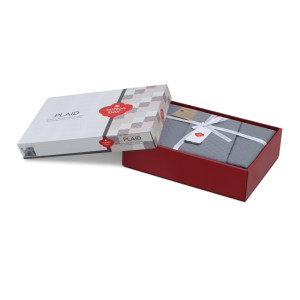 meg-129CTN4615-2 ΣΕΤ ΠΑΠΛΩΜΑΤΟΘΗΚΗ PLAID COTTON BOX 3 ΤΜΧ ΜΟΝΗ (160X220) ΧΡΩΜΑ ΓΚΡΙ