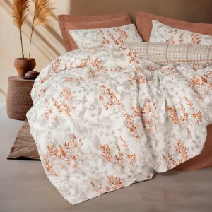meg-129CTN4845-0 ΣΕΤ ΠΑΠΛΩΜΑΤΟΘΗΚΗ LAMINA COTTON BOX 4 ΤΜΧ ΔΙΠΛΗ (200X220) ΧΡΩΜΑ CINNAMON
