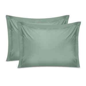meg-819TNE07108-0 ΜΑΞΙΛΑΡΟΘΗΚΕΣ ΥΠΝΟΥ TONNE COTTON BOX ΣΕΤ 2 ΤΜΧ ΧΡΩΜΑ ΠΡΑΣΙΝΟ 50X70+5ΕΚ.