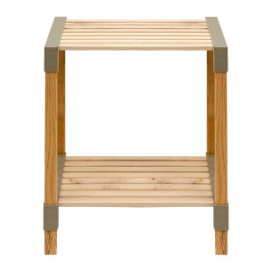 meg-FIX-2013-2-4 ΤΡΑΠΕΖΑΚΙ ΒΟΗΘΗΤΙΚΟ - ΚΟΜΟΔΙΝΟ ΞΥΛΙΝΟ - ΠΛΑΣΤΙΚΟ ΧΡΩΜΑ ΦΥΣΙΚΟ - ΜΠΕΖ 41X33X45ΕΚ.