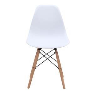 meg-GP001-0042,2-4 ΚΑΡΕΚΛΑ ΤΡΑΠΕΖΑΡΙΑΣ NOVA MEGAPAP PP ΛΕΥΚΟ - ΞΥΛΙΝΟ ΦΥΣΙΚΟ ΠΟΔΙ 46X51X80ΕΚ.