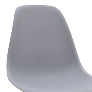meg-GP001-0042,3-8 ΚΑΡΕΚΛΑ ΤΡΑΠΕΖΑΡΙΑΣ NOVA MEGAPAP PP ΓΚΡΙ - ΞΥΛΙΝΟ ΦΥΣΙΚΟ ΠΟΔΙ 46X51X80ΕΚ.