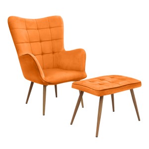 meg-GP001-0060,1-1 ΠΟΛΥΘΡΟΝΑ - ΜΠΕΡΖΕΡΑ ΜΕ ΥΠΟΠΟΔΙΟ LILY MEGAPAP ΚΡΟΚΙ ΒΕΛΟΥΔΟ - ΜΕΤΑΛΛΙΚΟ ΠΟΔΙ ΧΡΩΜΑ ΦΥΣΙΚΟ 70X62X98ΕΚ.